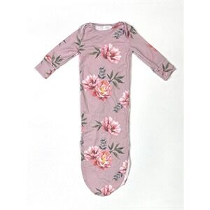 Toby Knotted Baby Gown Newborn 0-6 Months Floral